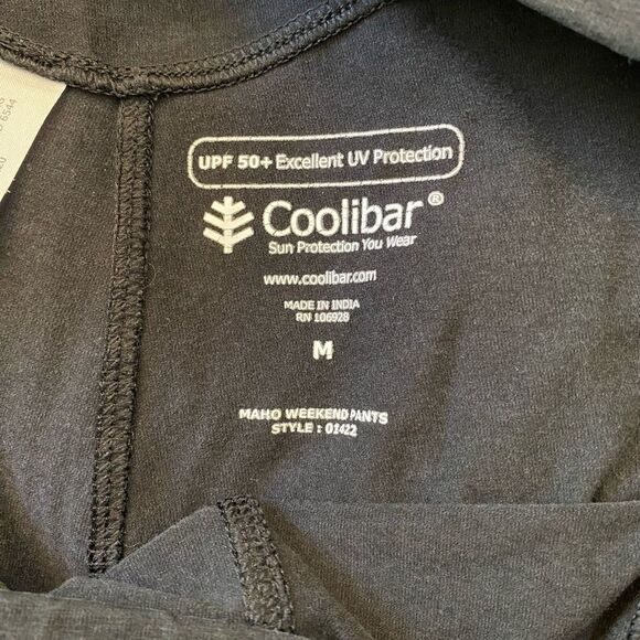 Coolibar Black UPF 50+ Excellent UV Protection Jogger Women Size M - Picture 7 of 8